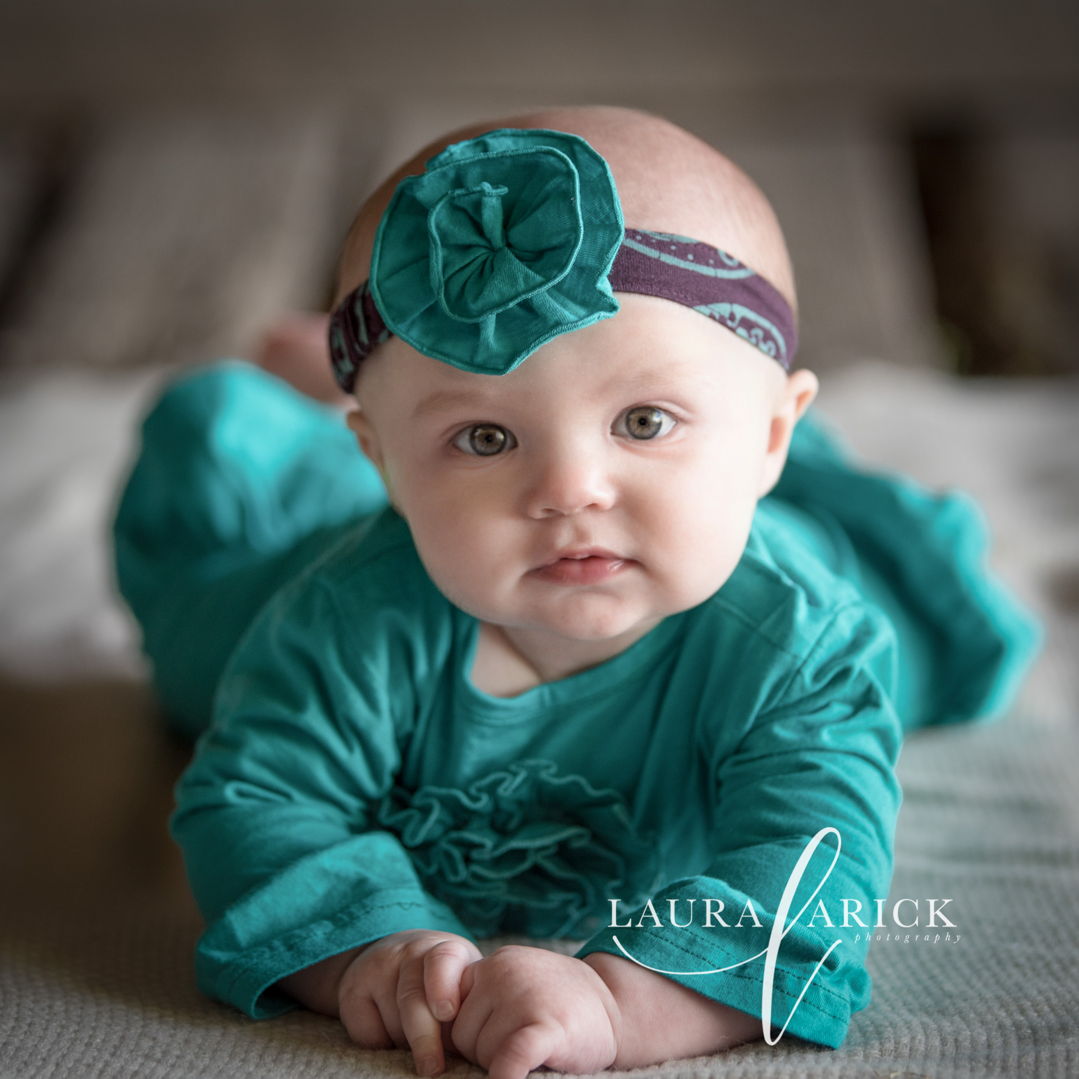 6 Month Milestone Session | Baby E | Laura Arick Photography